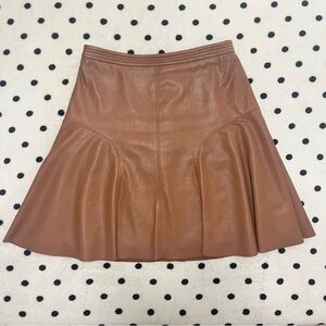 Rebecca Taylor Vegan Leather Skirt Size 4